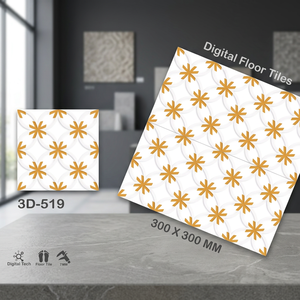 Usine Vistaar Carrelages de sol en céramique de qualité exportable Bon marché 3D Digital Glazed Glossy Rectified Rustic Surface 12x12 16x16 - Product Image 4