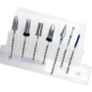Ensemble de forets à ongles en carbure, 5 en 1, multi-fonctions, pour manucure et pédicure, lot de 7 pièces - Product Image 1