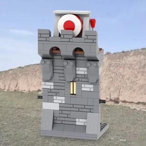 Spot MilitaryWars Kit de Blocs de Construction en Plastique Compatibles, Modèles de Briques pour Château Ancien, Mur de Ville, Porte, Grenier, Tour, Jouets à l'Échelle 1:36 - Product Image 6