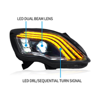 Phares LED modifiés pour Mercedes-Benz Classe R 2010-2017, phares LED DRL, clignotants, feux de route 12V