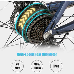 Nouveau style 27.5 pouces 350W 36V moteur 7 vitesses en aluminium <span class=keywords><strong>VTT</strong></span> <span class=keywords><strong>électrique</strong></span> pour adultes hommes femmes autre ville E vélo - Product Image 3