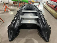 Conception innovante de 18 pieds Grand bateau de vitesse gonflable Bateau de sport gonflable à usage intensif Bateaux à rames pour 12 personnes