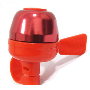 Sonnette de vélo en aluminium avec son fort et clair pour guidon de vélo de montagne, couleurs mélangées rouge bleu noir - Product Image 4