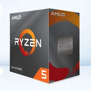AMD Ryzen 5 4500 데스크탑 프로세서 (6 코어 포함) 는 듀얼 채널 인터페이스를 갖춘 DDR4 메모리를 지원합니다.