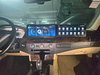 Autoradio Android à double écran tactile de 25,6 pouces et écran numérique LCD de 12,3 pouces pour BMW Série 5 E60 E61 2003-2009 Unité principale