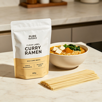 Best Selling 200g Curry Chicken Flavor Ramen Instant Noodles Halal Certified Bulk Export to EU US