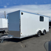 Remorque alimentaire fermée CAMP, remorques utilitaires fermées, remorques de transport fermées en aluminium