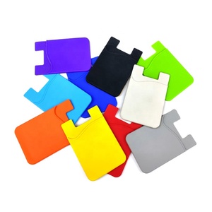 Porte-cartes personnalisé en Silicone, pour le dos du téléphone, portefeuille de cartes de crédit, d'identité, carte de visite - Product Image 4