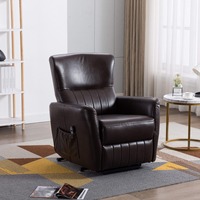 Fauteuil individuel en similicuir, très populaire et recommandé, pour salon, style canapé paresseux
