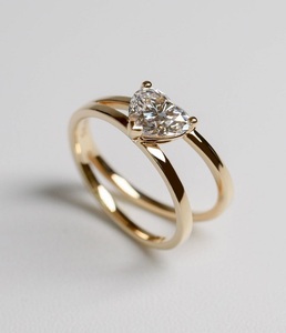 Anillo de Diamante Cultivado en Laboratorio Personalizado, Certificado por IGI, Corte Excelente en Oro Sólido de 14K o 18K, Joyería para Boda, Compromiso o Aniversario - Product Image 1