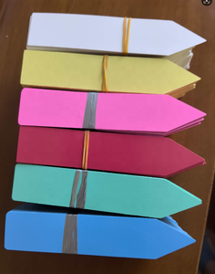 Planta plástica do PVC Etiquetas Marcadores de plantas de jardim 10x2cm Waterproof Flower Pot Nome Tags - Product Image 3