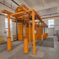 Machine de sablage à chaîne suspendue série Q48 - Sablageur industriel de type suspendu pour pièces en acier moulé et forgé