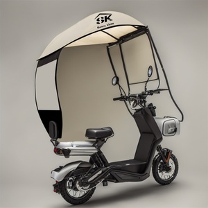 Cubierta Impermeable para Parabrisas, Toldo para Scooters de Movilidad, Visera Parasol, Sombrilla para Motocicleta, Bicicleta, Parasol - Product Image 2