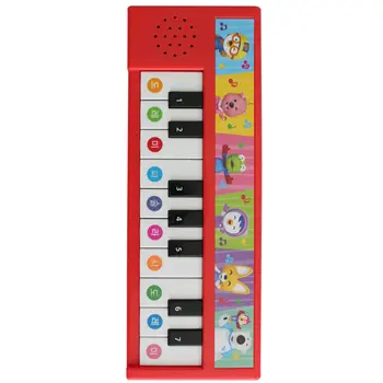 عشرة أزرار مصغرة البيانو وحدة الصوت للأطفال كتاب