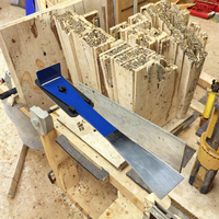 Outils de raclage de ruche en acier inoxydable de qualité industrielle et bricolage, pied-de-biche avec poignée en plastique, support OEM et ODM personnalisé