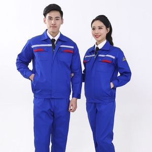 Traje de trabajo antiestático de manga larga, ropa protectora unisex para primavera y otoño, para taller de plantas de energía, gasolinera - Product Image 3