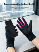 Gants de sport HAIYI à doigts entiers, antidérapants, en tissu extensible, avec sangle de poignet réglable pour les sports de plein air et l'entraînement en salle de sport