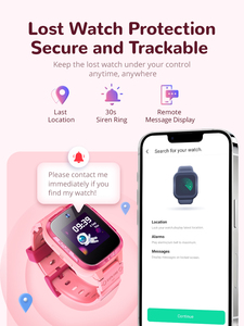 นาฬิกาเด็กบอทสแล็บ คิดส์ วอทช์ อี 3 โปร(W322P) หน้าจอสัมผัส GPS บลูทูธ สายซิลิโคน กันกระแทก กันน้ำ IPX7 - Product Image 6
