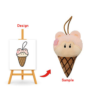 高品质定制软卡哇伊可爱迷你毛绒熊玩具钥匙扣钥匙圈 - Product Image 5