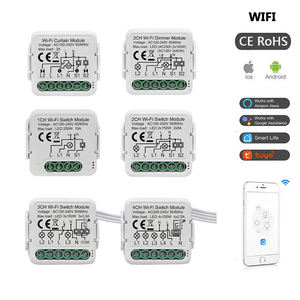 Mvava Rohs Ce 250V Sistema de hogar inteligente tuya RF cortina mini Módulo de interruptor WiFi <span class=keywords><strong>ZigBee</strong></span> 3,0 Módulo de interruptor de red sin neutro - Product Image 1