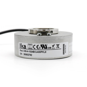Encodeur incrémental Lika C80-H-1024BCU430PKL8 à centre ouvert avec câbles, fabriqué en Italie - Product Image 4