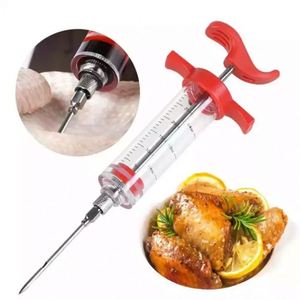 Seringue à marinade en plastique personnalisée en gros pour barbecue, viande, épices, injecteur de dinde avec aiguilles - Product Image 1