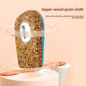 Semelles intérieures unisexes en liège à talon compensé invisible, semelles de confort sportives en mousse souple pour bottes, baskets et chaussures habillées - Product Image 5