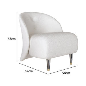 Office Sofa Set U Shape High Density Sponge Tufted Art Fabric Modern Minimalist Light Luxury Reception Area Furniture - Product Image 6