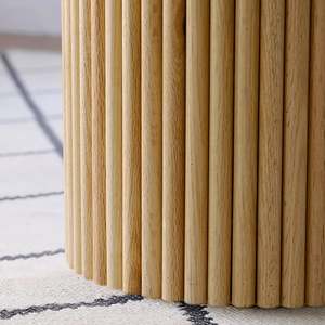 Thiết kế mới rãnh Thùng Bàn cà phê phòng khách đồ nội thất bằng gỗ sồi trung tâm bàn trà Bàn cà phê lưu trữ - Product Image 5