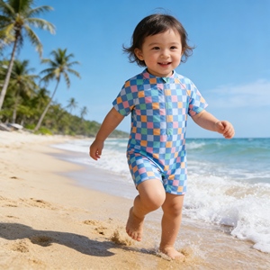 <span class=keywords><strong>Maillot</strong></span> <span class=keywords><strong>de</strong></span> <span class=keywords><strong>bain</strong></span> une pièce personnalisé pour garçons, bébés et enfants, anti-UV SPF50+, séchage rapide, protection contre les éruptions cutanées pour l'entraînement à la natation et les vacances à la plage - Product Image 5