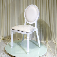 Chaise de banquet empilable à bon prix pour mariage, structure métallique, couleur blanche, chaise d'événement en promotion