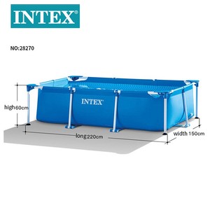 Piscina <span class=keywords><strong>Inflable</strong></span> Portátil <span class=keywords><strong>Rectangular</strong></span> con Estructura de Tubos, para Uso Doméstico, Tamaño Personalizable - Product Image 4