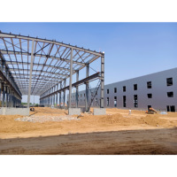 Entrepôt modulaire préfabriqué en acier |   Bâtiment métallique portable et extensible