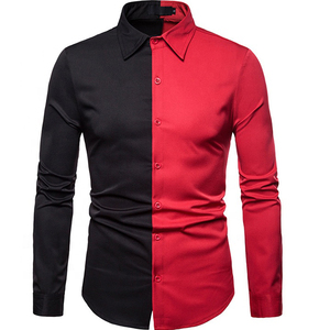 <span class=keywords><strong>Camicia</strong></span> in Flanella da <span class=keywords><strong>Uomo</strong></span> Taglie Forti, Manica Lunga, Cotone, <span class=keywords><strong>Slim</strong></span> Fit, Metà Nera Metà <span class=keywords><strong>Bianca</strong></span>, Bicolore - Product Image 3
