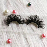 Lot de faux-cils 3d en vison, livraison gratuite, emballage de cils, propre marque, 25mm, vente en gros