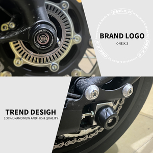 Yamaha YZF-R3 MT-03 2016-2023 phía trước & phía sau trục ngã ba tai nạn thanh trượt R3 MT03 xe máy bánh xe bảo vệ phụ kiện bảo vệ cản - Product Image 6