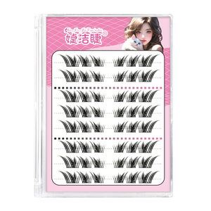 <span class=keywords><strong>Pestañas</strong></span> grandes de princesa sin pegamento, <span class=keywords><strong>pestañas</strong></span> completas lujosas de estilo real elegante para maquillaje de ocasiones especiales - Product Image 3