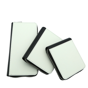 Personalizado impreso sublimación espacios en blanco mujeres cremallera cartera larga carteras para mujer señoras PU cuero monedero personalizado imagen - Product Image 5