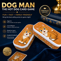 Boîte en métal compacte JYB avec motif de dessin animé adorable, boîte de rangement en métal pour cartes de jeu, boîte en métal sécurisée pour les enfants