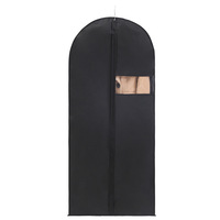 Housse anti-poussière pour vêtements sac de rangement simple tissu non tissé tridimensionnel épaissi durable multifonction Transparent