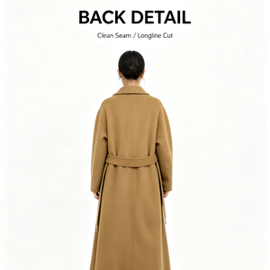 Abrigos para Mujer, Suaves como una Nube, 90% Lana, 10% Cachemira, Ropa de Abrigo para Invierno, Citas Sociales en Cafés del <span class=keywords><strong>Centro</strong></span> - Product Image 2