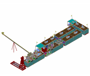 High Performance Drilling Fluid Cleaner | Integrated Desander Desilter Shaker for HDD/Oilfield - Product Image 3