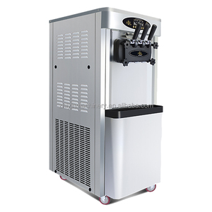 Máquina comercial de aperitivos de acero inoxidable congelado modelo de piso para hacer helado de servicio suave de 3 sabores - Product Image 4