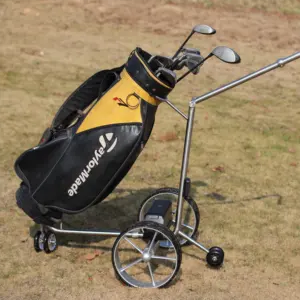 Proveedor original precio barato fácil de doblar 10Ah batería de litio Motor Golf Club Trolley eléctrico