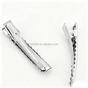 Pinces à <span class=keywords><strong>cheveux</strong></span> en métal rectangulaires lisses, base de barrette à <span class=keywords><strong>cheveux</strong></span> argentée vierge, pinces vierges <span class=keywords><strong>pour</strong></span> accessoires de <span class=keywords><strong>cheveux</strong></span> faits main DIY - Product Image 3