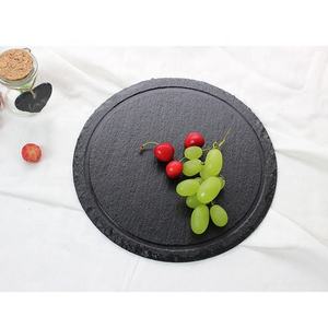 Platos Biodegradables Personalizados para Restaurantes, Platos Redondos de Pizarra para <span class=keywords><strong>Sushi</strong></span> y Filetes con Ranura - Product Image 4