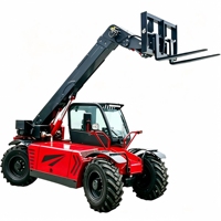 Chariot télescopique diesel 4x4 modèle M735, 3,5 tonnes, hauteur de levage 7 m, capacité de levage 3500 kg