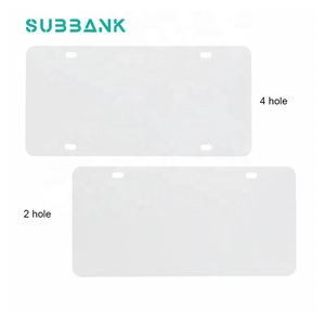 Subbank vente en gros étiquettes de plaque d'immatriculation en métal peintes personnalisées 6x12 <span class=keywords><strong>cadeau</strong></span> du poisson d'avril imprimé numérique pour voiture avec thème de mascotte - Product Image 1