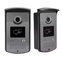 Système d'interphone de sécurité étanche pour l'extérieur du restaurant Multiapartment Smart Home Security Deux moniteurs Interphone vidéo