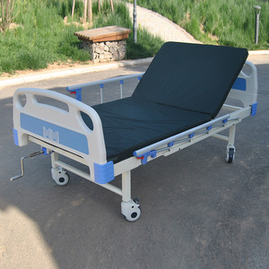 Lit d'hôpital multifonctionnel avec barrière de sécurité, hauteur réglable, pour personnes âgées et soins à domicile, CE 42 - Product Image 1